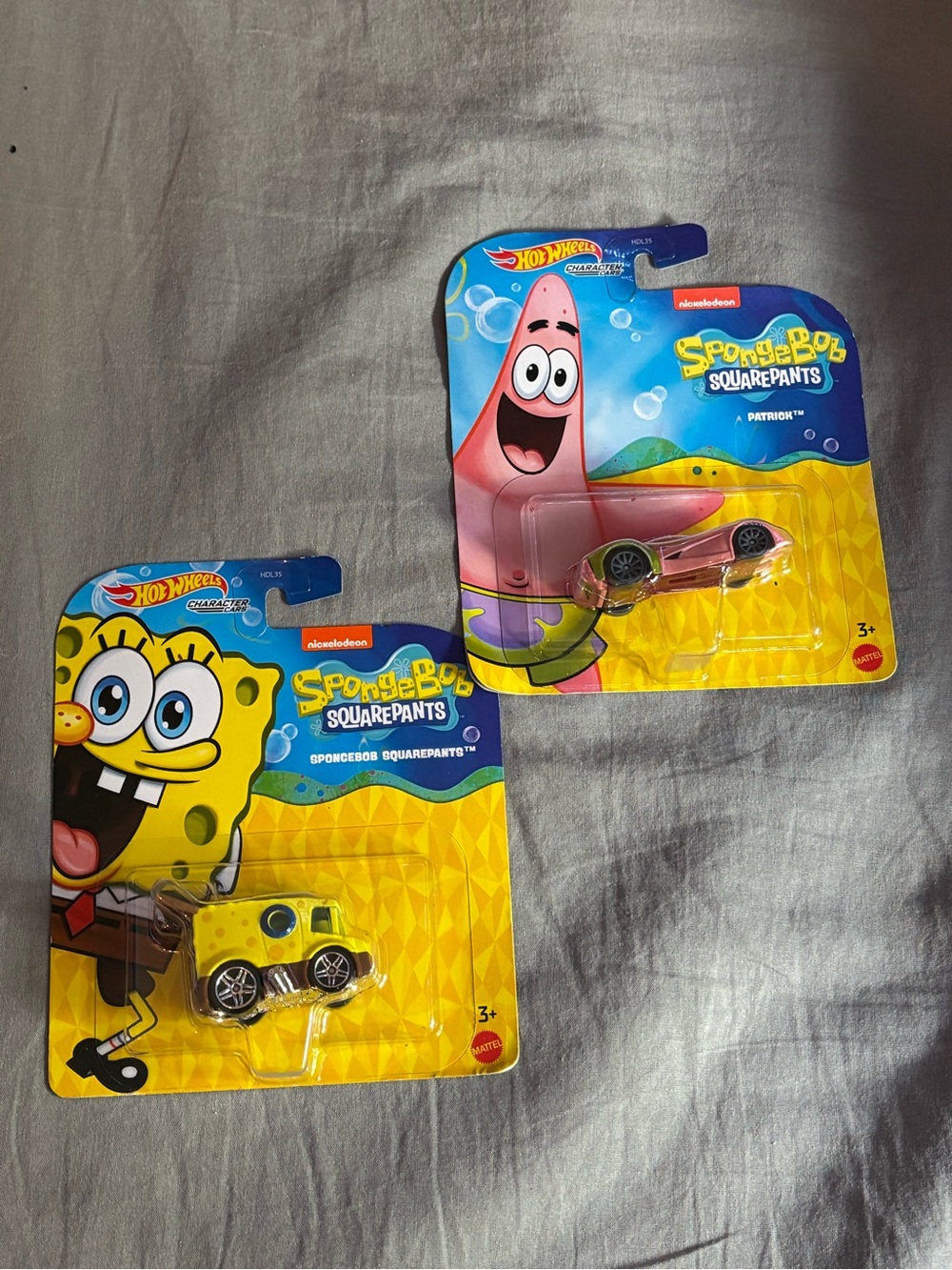 SpongeBob Squarepants Hot Wheels in Original package